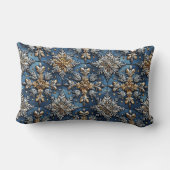 3dスノーフレーク ランバークッション (裏面)