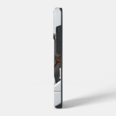 3Dスノーマンクリスマス iPhoneケース (左側面)