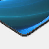 3Dスパイラルブルーモダンカラー抽象芸術フラクタル デスクマット (コーナー)