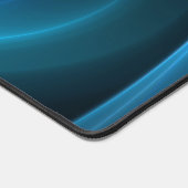 3Dスパイラルブルーモダンカラー抽象芸術フラクタル デスクマット (コーナー)