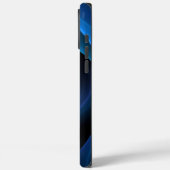 3Dスパイラルブルーモダンカラー抽象芸術フラクタル Case-Mate iPhoneケース (裏面 / 左)