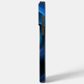 3Dスパイラルブルーモダンカラー抽象芸術フラクタル Case-Mate iPhoneケース (裏面 / 左)