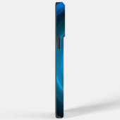 3Dスパイラルブルーモダンカラー抽象芸術フラクタル Case-Mate iPhoneケース (裏面 / 右)