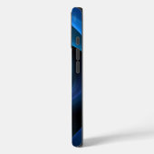 3Dスパイラルブルーモダンカラー抽象芸術フラクタル Case-Mate iPhoneケース (裏面 / 左)