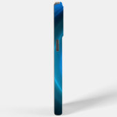 3Dスパイラルブルーモダンカラー抽象芸術フラクタル Case-Mate iPhoneケース (裏面 / 右)