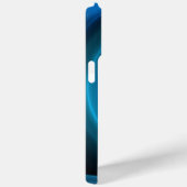 3Dスパイラルブルーモダンカラー抽象芸術フラクタル Case-Mate iPhoneケース (裏面 / 右)