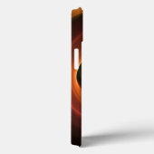 3Dスパイラル抽象芸術暖色モダンフラクタル芸術 Case-Mate iPhoneケース (裏面 / 右)