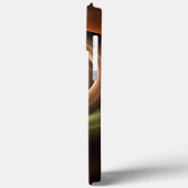 3Dスパイラル抽象芸術暖色モダンフラクタル芸術 Case-Mate iPhoneケース (裏面 / 左)