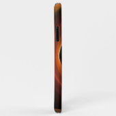 3Dスパイラル抽象芸術暖色モダンフラクタル芸術 Case-Mate iPhoneケース (裏面/右)