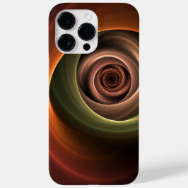 3Dスパイラル抽象芸術暖色モダンフラクタル芸術 Case-Mate iPhone 14 PRO MAXケース