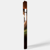 3Dスパイラル抽象芸術暖色モダンフラクタル芸術 Case-Mate iPhoneケース (裏面 / 左)