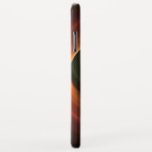 3Dスパイラル抽象芸術暖色モダンフラクタル芸術 Case-Mate iPhoneケース (裏面/右)