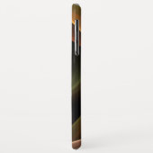 3Dスパイラル抽象芸術暖色モダンフラクタル芸術 Case-Mate iPhoneケース (裏面/左)