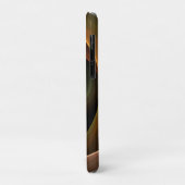 3Dスパイラル抽象芸術暖色モダンフラクタル芸術 Case-Mate iPhoneケース (裏面/左)