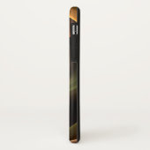 3Dスパイラル抽象芸術暖色モダンフラクタル芸術 Case-Mate iPhoneケース (裏面/左)