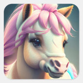 3Dスピリットポニー1 スクエアシール (正面)