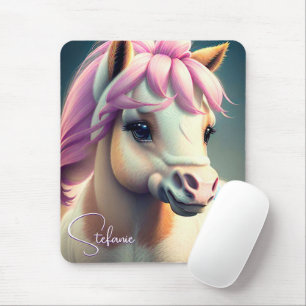3Dスピリットポニー1 マウスパッド