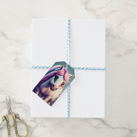 3Dスピリットポニー2 ギフトタグ (より糸付き)