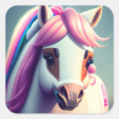 3Dスピリットポニー2 スクエアシール (正面)