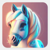 3Dスピリットポニー3 スクエアシール (正面)