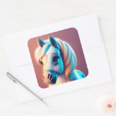 3Dスピリットポニー3 スクエアシール (封筒)