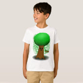 3Dスプルンキのミスターツリー Tシャツ (正面フル)