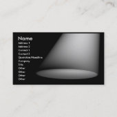 3Dスポットライト（白） 名刺 (正面)