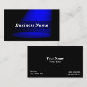 3Dスポットライト(青い) 名刺 (正面/裏面)