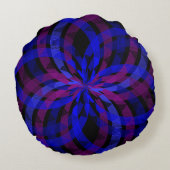 3Dセンター花弁円枕 ラウンドクッション (裏面)