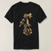 3DソードTシャツ – エピックファンタジー戦士スタイル» Tシャツ (デザイン正面)