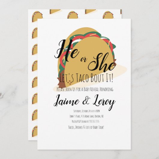 3Dタコパーティー性本人の招待状 招待状 (正面/裏面)