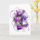 3Dダンス（夏） カード (黄色い花)