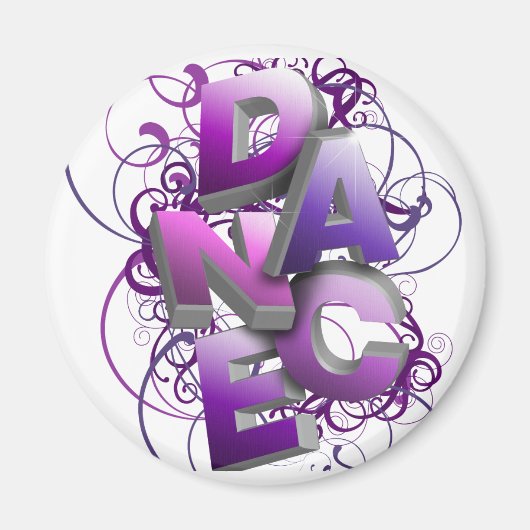 3Dダンス(夏) マグネット (正面)