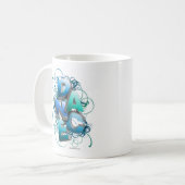 3Dダンス(春)コーヒーマグ コーヒーマグカップ (正面左)