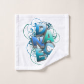 3Dダンス(春) バスタオルセット (ウォッシュタオル)