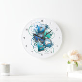 3Dダンス(春) ラージ壁時計 (ホーム)