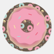 3DチョコレートドーナツPink Frosted Sprinkles Reward