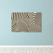 3Dツイストキャンバス キャンバスプリント (インサイチュ (ウッドフロア))