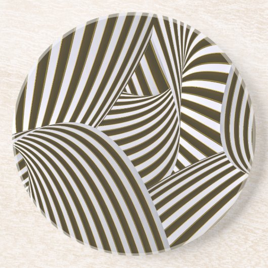 3Dツイストサンドストーンコースター コースター (正面)