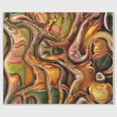 3Dツイスト02 ラッピングペーパー (フラット)