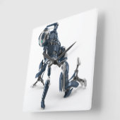 3Dテクニカル正方形壁時計 スクエア壁時計 (傾斜)
