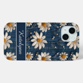 3Dデイジーデニムスマホケース Case-Mate iPhoneケース (裏面 (横))