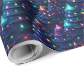 3Dデライトクリスマスツリー&ライト ラッピングペーパー (ロールコーナー)