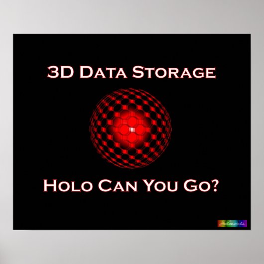 3Dデータストレージ: Holo行ける? ポスター (正面)