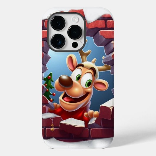 3Dトナカイすてきア Case-Mate iPhoneケース (裏面)