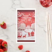 3Dトナカイと村の人 (インサイチュ)