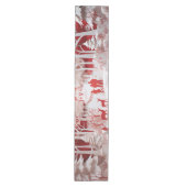 3Dトナカイと村の人 ミディアムテーブルランナー (正面)