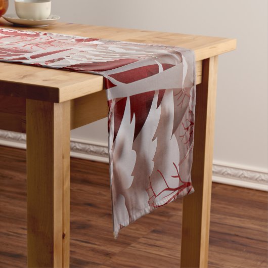 3Dトナカイと村の人 ミディアムテーブルランナー (インサイチュ)