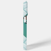 3Dトナカイのクリスマスパーソナライズされた名 Case-Mate iPhoneケース (裏面 / 右)