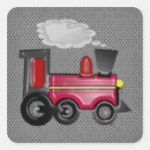 3Dトレインステッカー スクエアシール (正面)